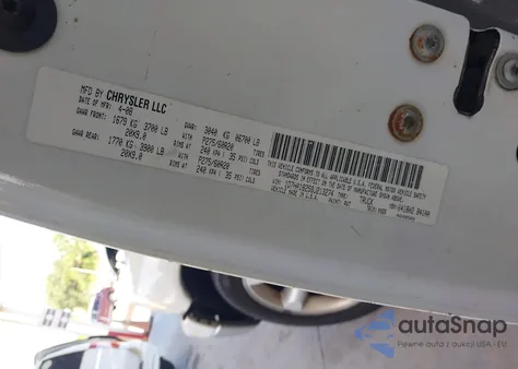 2008 Dodge Ram 1500 St z USA, uszkodzony, nr VIN 1D7HA18258J213274